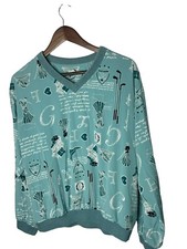 Vintage Tail Golf Pullover Jacket All Over Print Golf For Womens medium V Neck