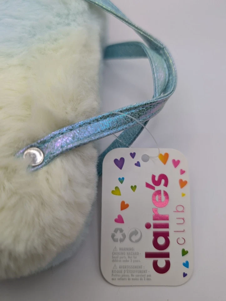 Estuche para gafas de sol Claires Club Unicornio ombre pastel arco iris secuencia orejas 3x5 con etiqueta Foto 2 de 4