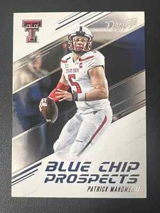 2017 Prestige Patrick Mahomes Blue Chip Prospect #8 Chiefs Rookie Card NFL RC