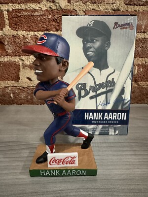 Hank Aaron Indianapolis Clowns Bobblehead – Negro Leagues Gold Text Limited Edition
