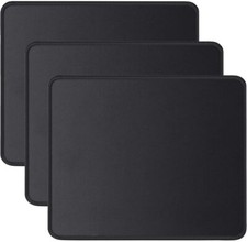 3 Pack Mouse Pad with Stitched Edge, Comfortable Mouse Pads with Non-Slip Rubber
