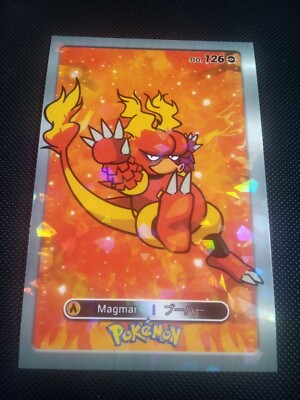 Pokemon 2024 Card Database Cracked Ice Holo Magmar 126 Peru US Seller