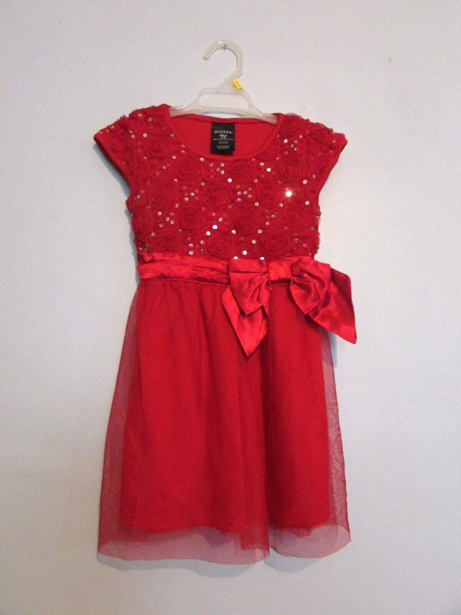 girls red christmas dress Toddler Dress, Christmas Dress, Baby Girl for Xmas, Baby Red Dress With Embroidery Please strictly follow the size chart to select the size Ketyyh-chn99 Baby Girl Toddler Velvet
