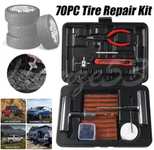 Heavy Duty Tire Repair Kit Car Emergency Tool, Universal Flats Patch Kit Tool US