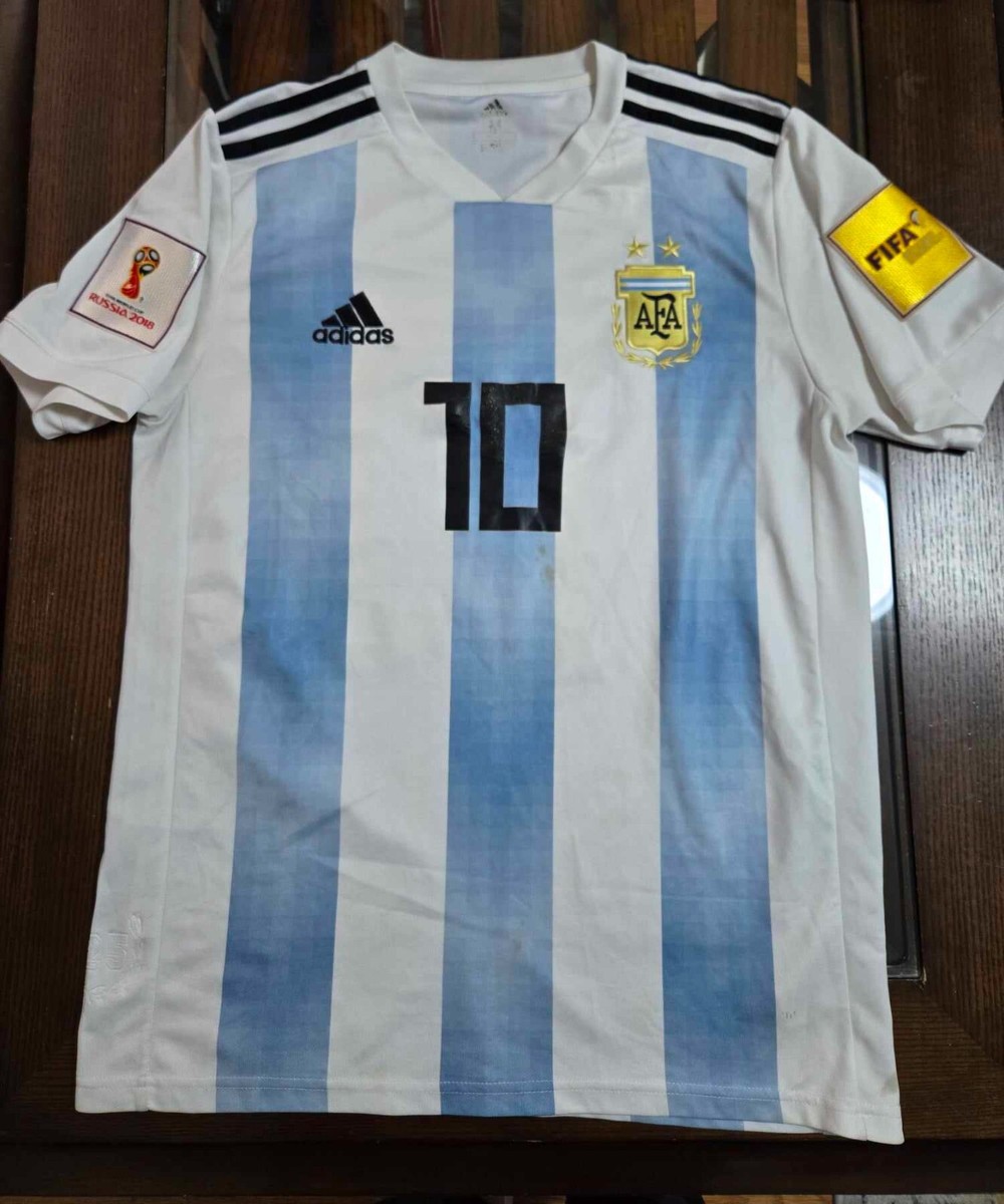 アルゼンチン代表 メッシ 10 FIFAワールドカップ2018 シャツ Argentina 2018 Home Authentic Shirt #10 Messi FIFA World Cup