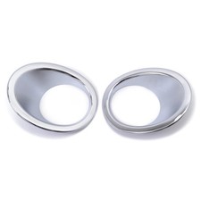 For Honda CRV CR-V 2007-2010 SUV 5door Chrome Front Fog Lights Lamp Cover Trim