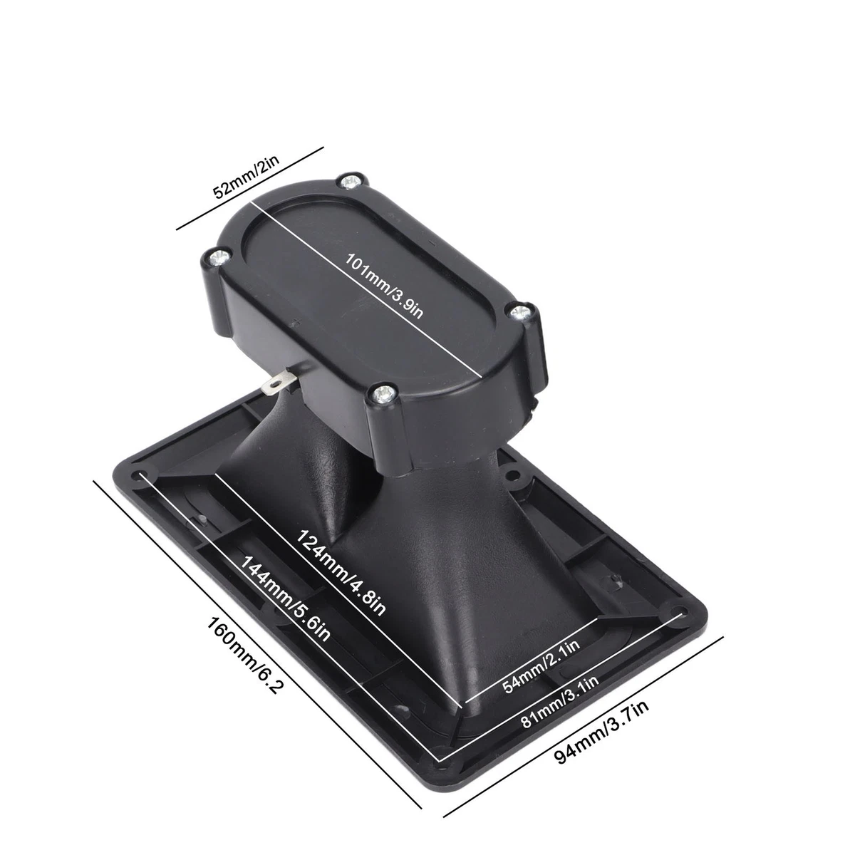 Wide dispersion cheap tweeter