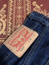 Levi s 510 Skinny Mens Dark Wash Jeans Size 30x30