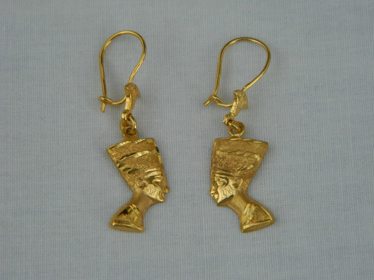 Nefertiti on sale earrings gold