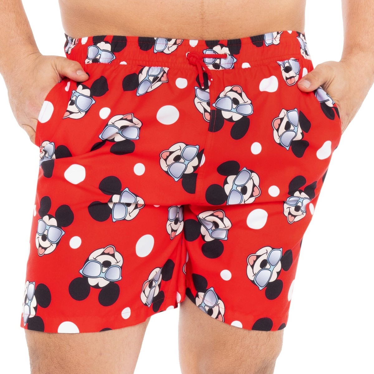Mens Mickey Mouse Swim Trunks Disney Swim Shorts Disney Swimwear for Men