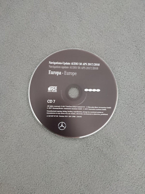CD Navigation Mercedes AUDIO 50 APS NTG2 SKANDINAVIEN 2017/2018 A1698270700