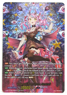 Cardfight Vanguard Alluring Fiery Gaze, Realruf D-BT13/SECP02EN