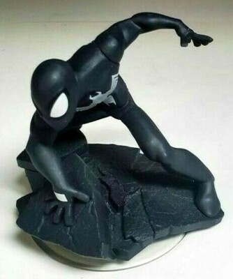 *Disney Infinity 2.0 3.0 Black Spiderman Marvel  Wii U PS3 PS4 Xbox 360 One  