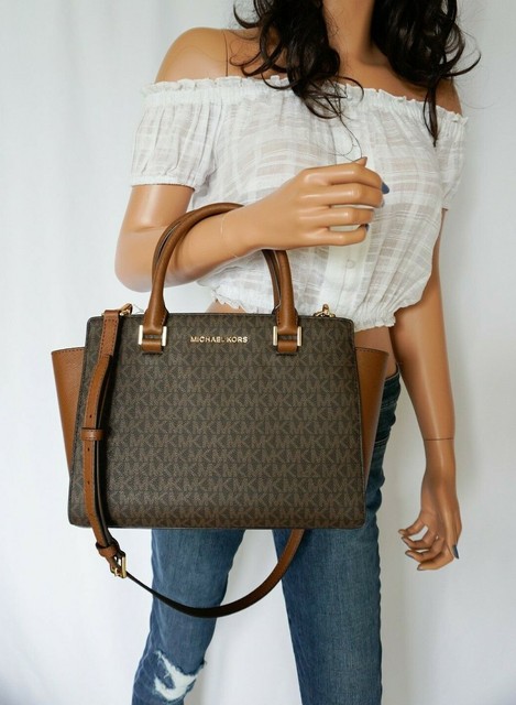 MK selma satchel medium