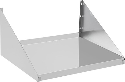 24''/30'' Stainless Steel Commercial Restaurant Wall Mount Microwave Shelf 