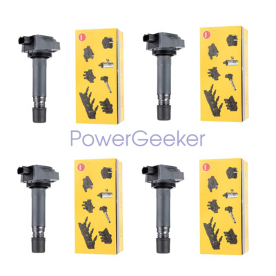 30520-RNA-A01*4 pcs OEM NGK Ignition Coil For Honda CIVIC Accord CRV 1.8L U5081