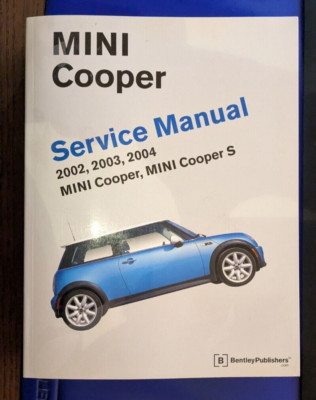 MINI Cooper Service Manual 2002,2003,2004 Mini Cooper, Mini Cooper S