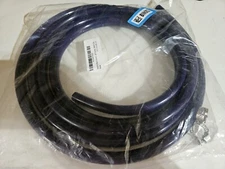 Vinyl Tube Blue With Clamps-Co2 Gas Kegerator brewing home brew keg lines