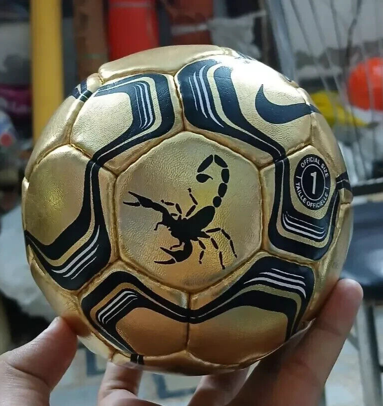 NIKE スーパーボール GOLDEN Nike Chrome Scorpion Soccer ball Official Match Ultra Rear
