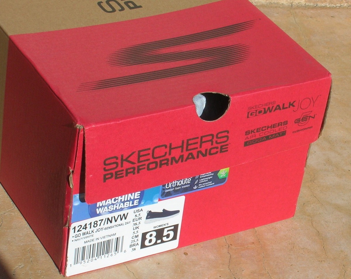 Skechers Women's Go Walk Joy Sneaker 8.5 Navy 124187 | eBay