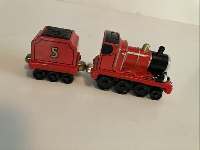 James W/Lamp Thomas & Friends Wooden diecast Not Tested