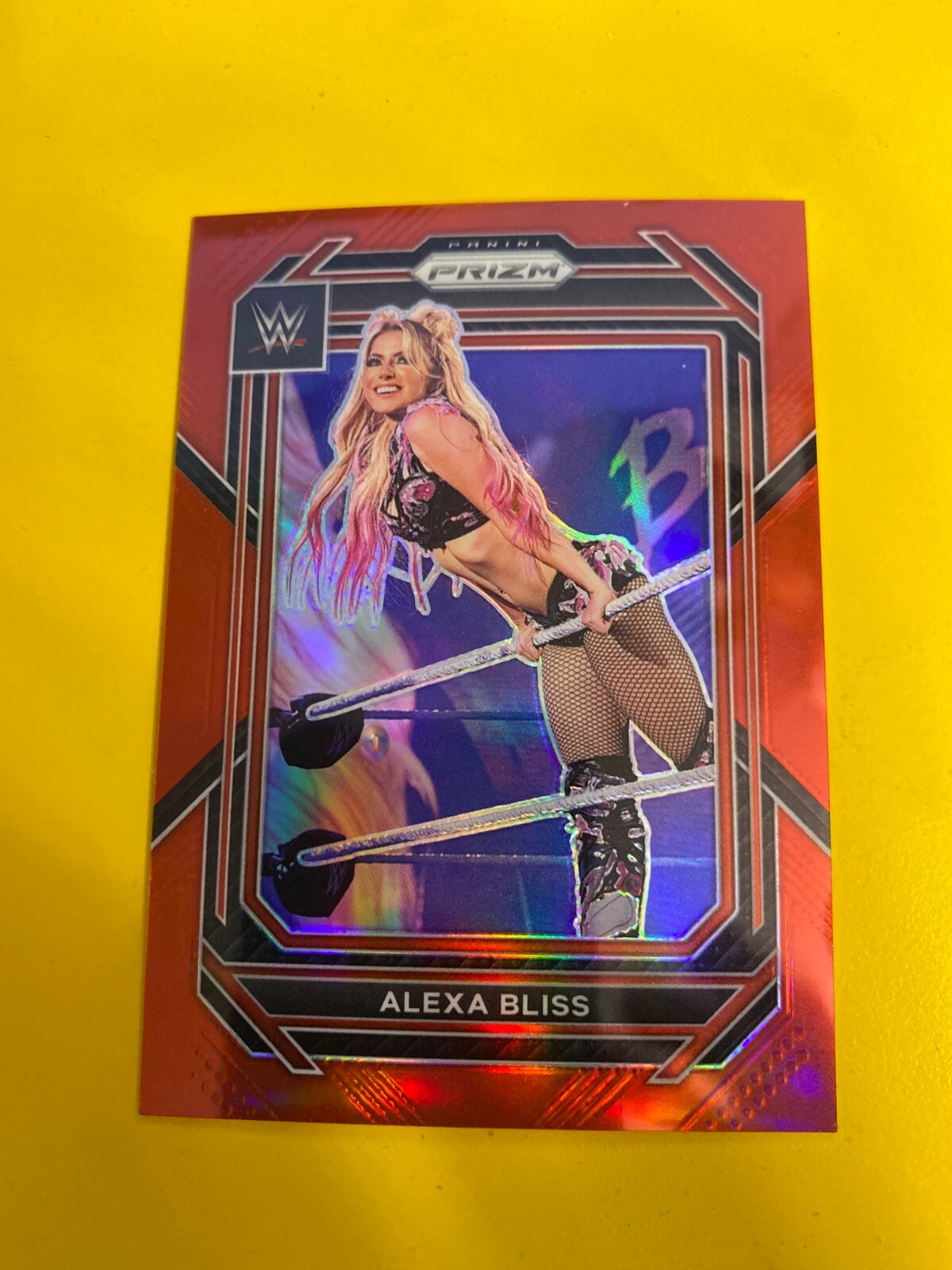 RS26677 	2023 Panini Prizm WWE Prizms Red #139 Alexa Bliss #96/299