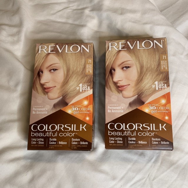 revlon colorsilk 71 golden blonde