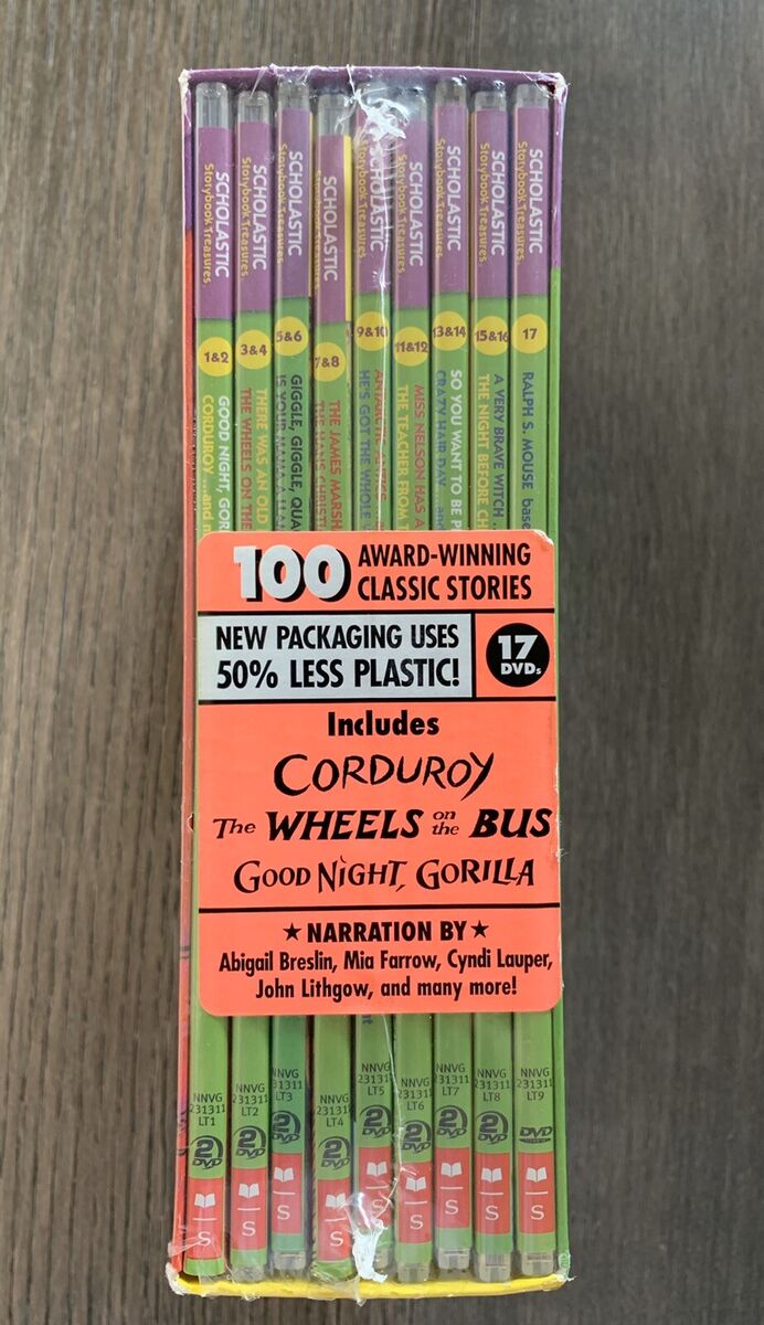 New Scholastic Treasury of 100 Storybook Classics 2 DVD Set New Scholastic Treasury of 100 Storybook Classics 2 DVD Set