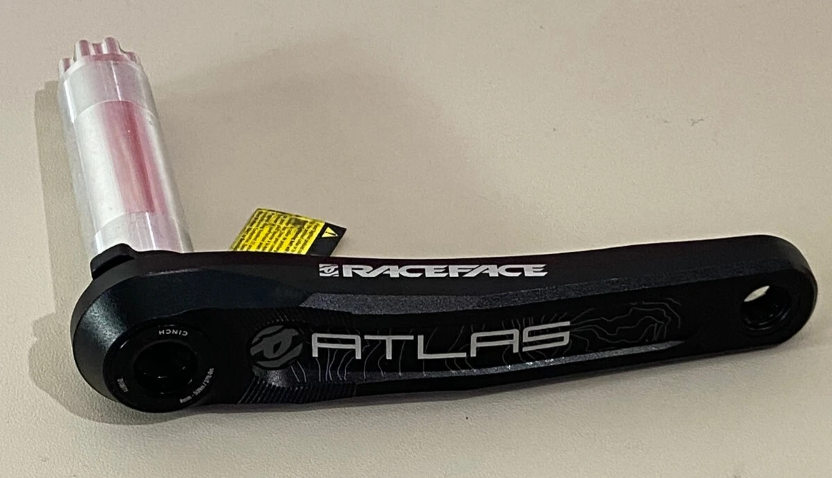 Pédalier Race Face Atlas RCA 165mm - Pour VTT/DH, Axe 30mm, Bras Gauche + Broche, Neuf