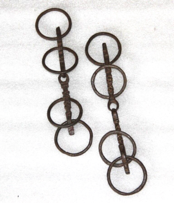 Magnifique serrure de porte en fer antique restauré. (Gebraucht) in