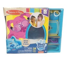 Melissa  Doug Blues Clues  You Time For Glasses Play Set Pretend Eye Doc 14 Pc