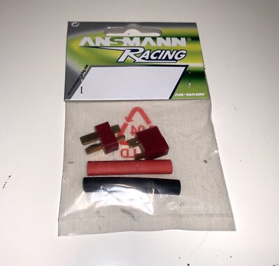 Ansmann Racing Dean Stecker / T-Stecker / T-Plug, Buchse, Neu, OVP