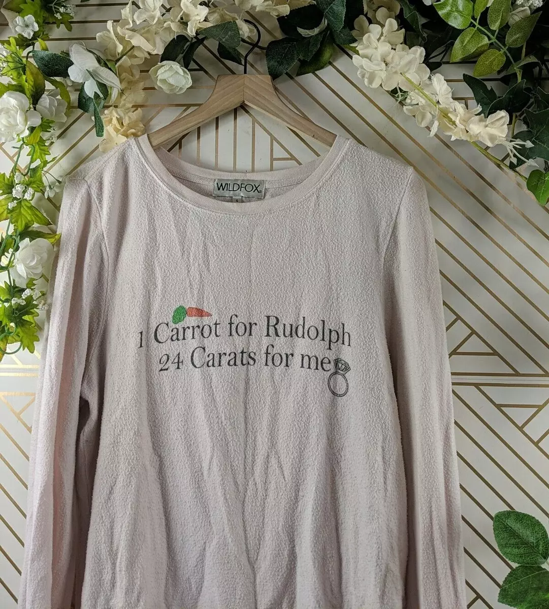 Wildfox christmas sweatshirt cheap