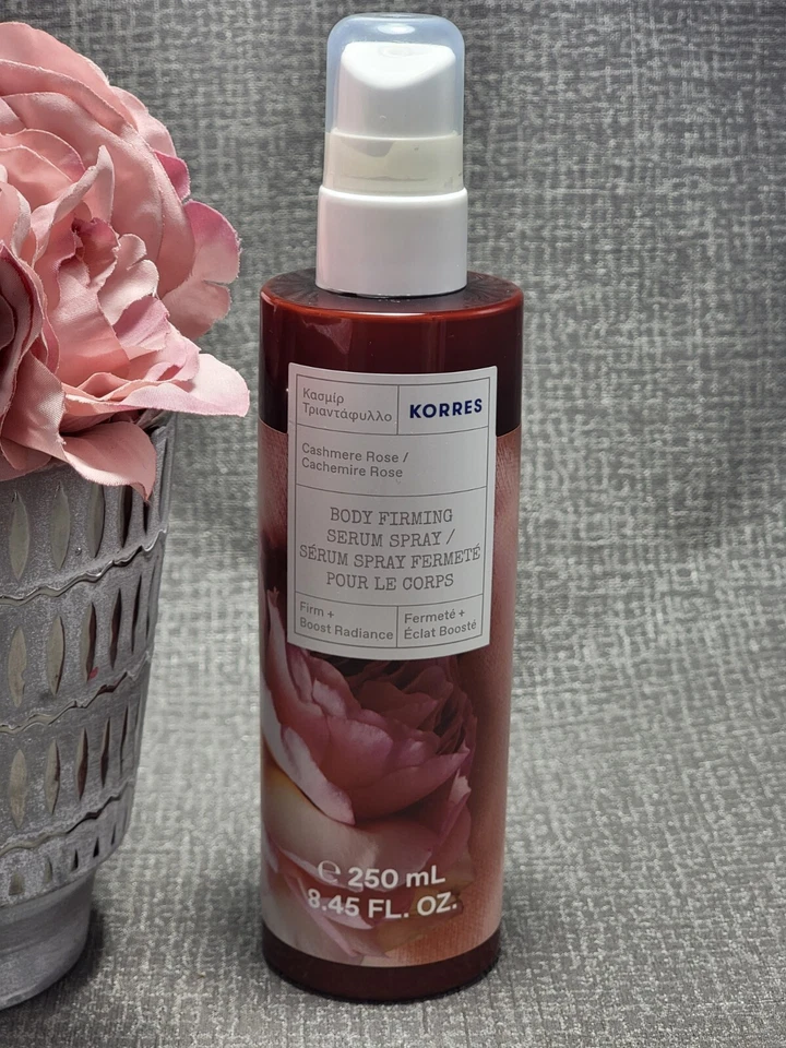 Suero reafirmante corporal Korres spray rosa cachemira 8,45 oz. NUEVO NO PRECINTADO  Foto 2 de 2