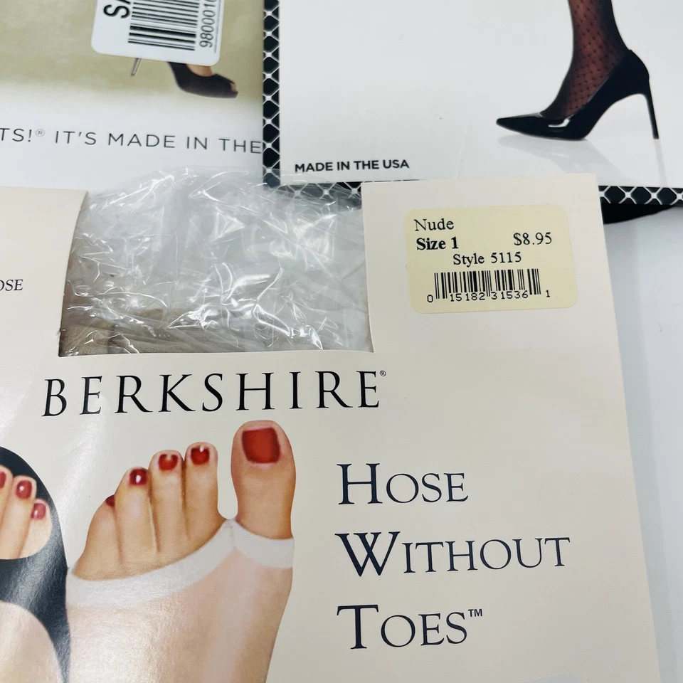 Berkshire 5 pares de medias pantimedias en caja artesanía varios tamaños DEFECTOS 276 Foto 3 de 4