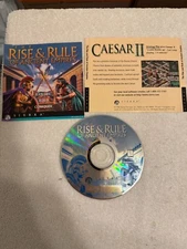 The Rise & Rule of Ancient Empires - (PC 1996) - CD & JEWEL CASE INSERTS ONLY!!!