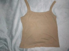 Tanktop Grün Khaki Baumwolle Größe Xs