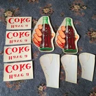 Vintage Coca-Cola Unused Soda Machine Decals  (Y6)