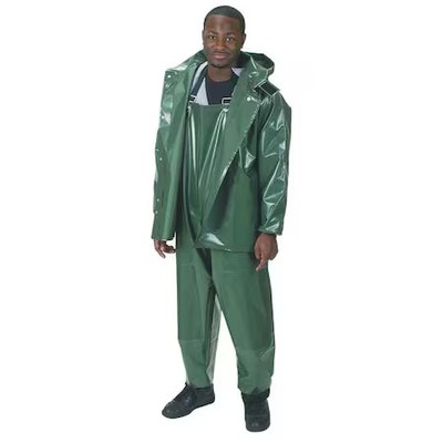 Condor 4Pcn6 Rain Bib Overall, Nylon/Polyurethane, 32 In Inseam, 46 In To 48 In