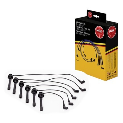 Zündleitungssatz 6 Kabel blau NGK passend für u.a. MITSUBISHI PAJERO