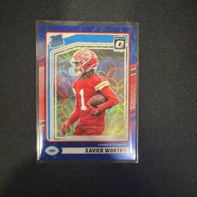 2024 Panini Donruss - Rated Rookie Optic Preview Blue Scope Prizm #398 Xavier...