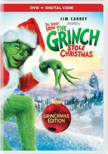 Dr. Seuss' How The Grinch Stole Christmas DVD Jim Carrey NEW