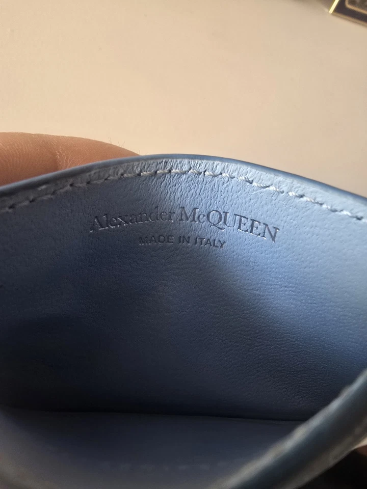 Alexander McQueen Cardholder Wallet Croc - Image 3 of 4