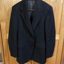 Vintage Evan-Picone Gray Pure Wool Blazer 38R Tailored for Robinsons-May