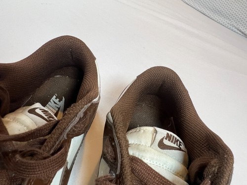 Nike Dunk Low Cacao Wow Mocha Women's 7 Brown White Leather Lace UP DD1503-124 - Picture 10 of 24