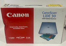 Canon CanoScan LiDE 30 USB Flatbed Scanner 1200x1400 Color dpi - Z-Lid Open Box