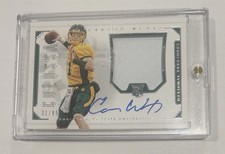 2016 National Treasures Collegiate Materials Carson Wentz #204 Colossal /99 Auto