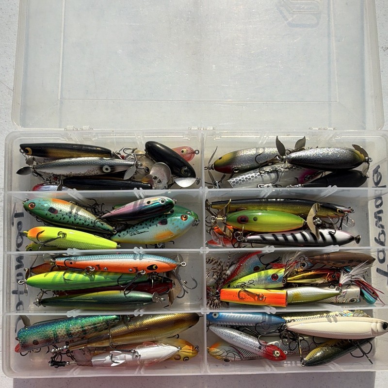 Mixed Lot Topwater Hard Plastic Fishing Lures Bass Freshwater