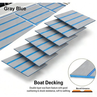 EVA Foam Boat Flooring Mat Marine Sea Decking Sheet for Pontoon Jon Boat | BLUE