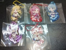 Magical Girl Madoka Magica Strap Set 5 pcs Authentic, New Collectible,